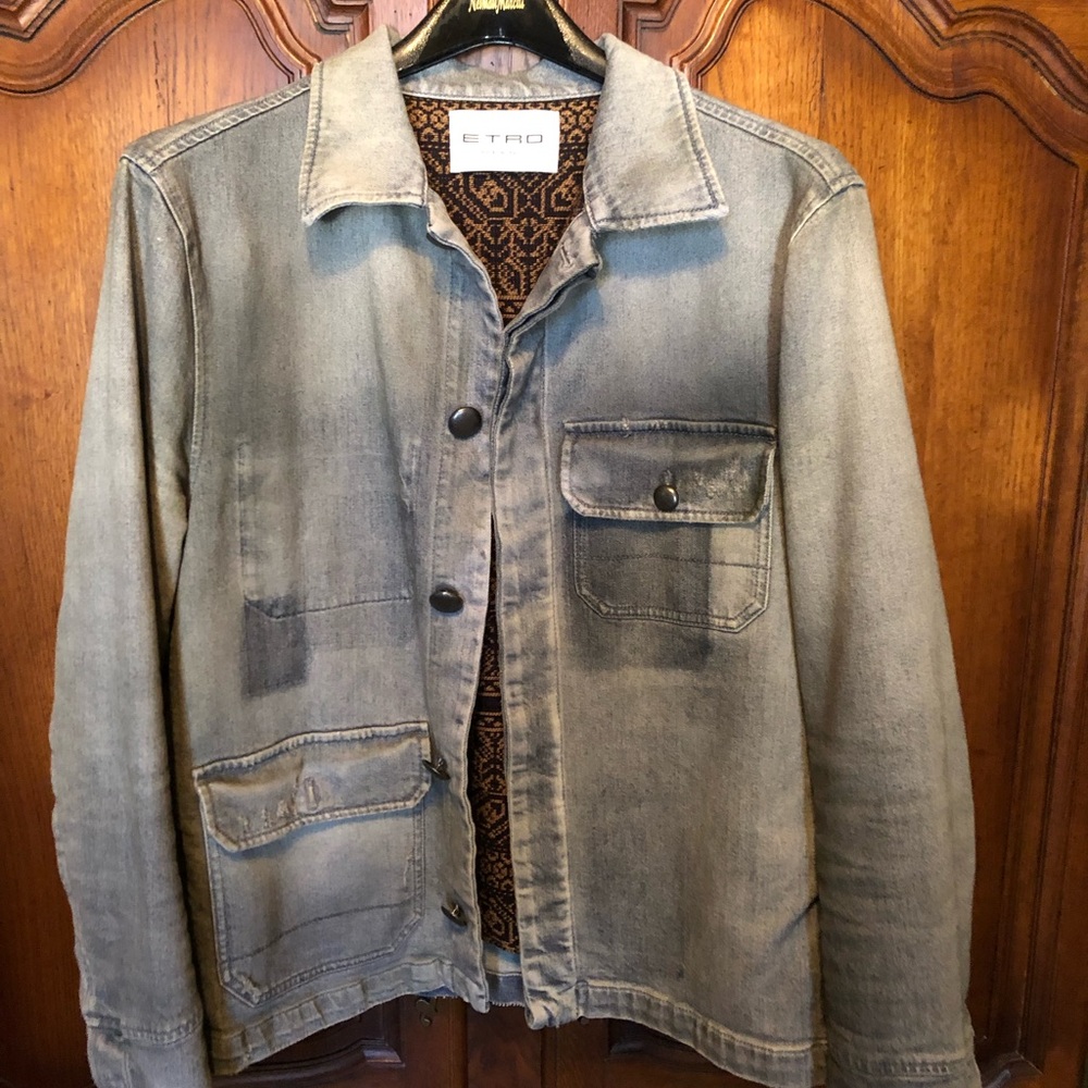 Etro faded jacket.